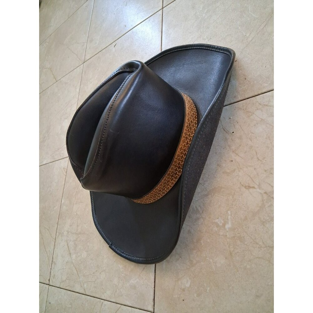 Vintage Cowboy Hat Leather